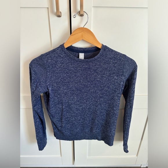 Athleta Girl Blue Tie Dye‎ Sweatshirt Medium 8-10 - Picture 1 of 5